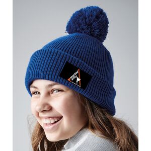 Junior reflective bobble beanie Thumbnail